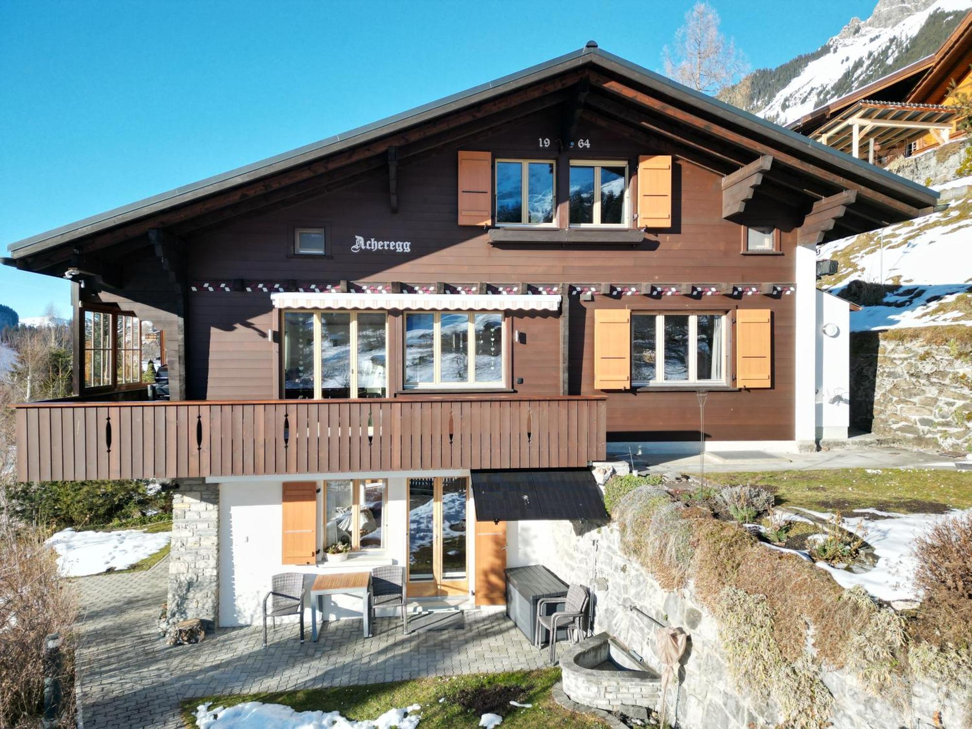Chalet Acheregg Wengen Exterior photo